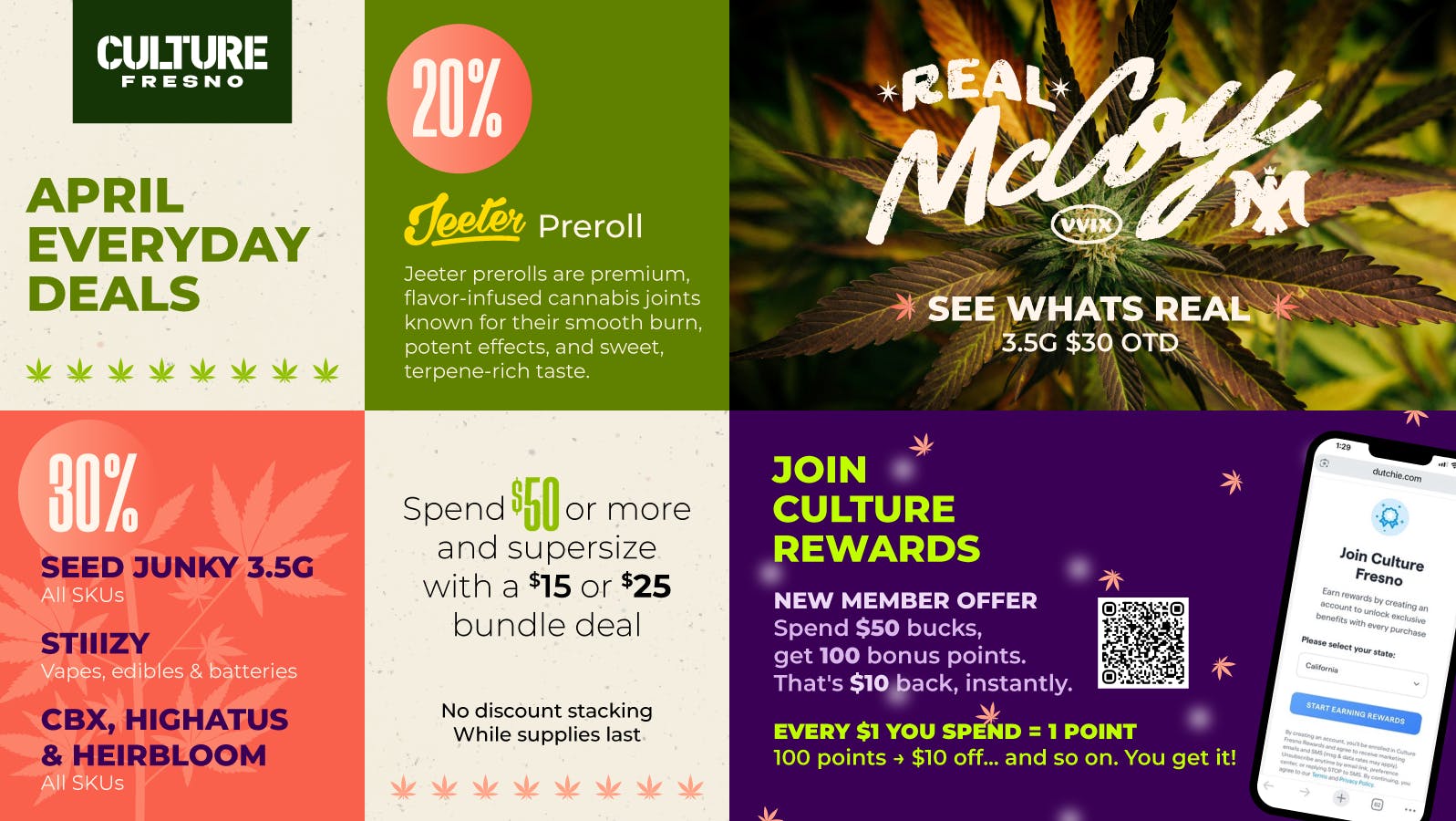 Culture Fresno - Bullard EVERYDAY DEALS!