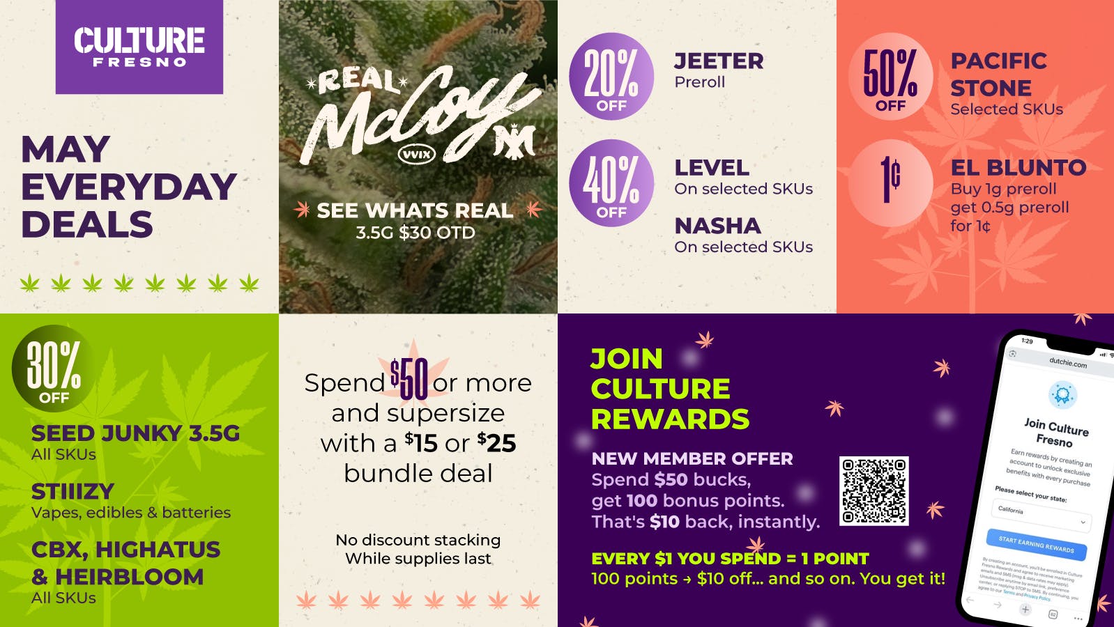 Culture Fresno - Bullard MAY EVERYDAY DEALS!!