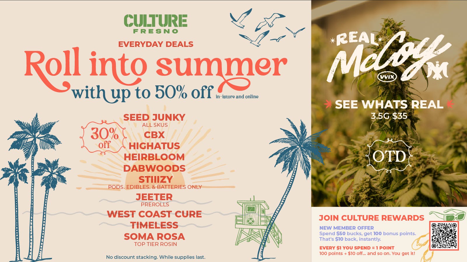 Culture Fresno - Bullard ROLL INTO OUR JULY SUMMER DEALS!!