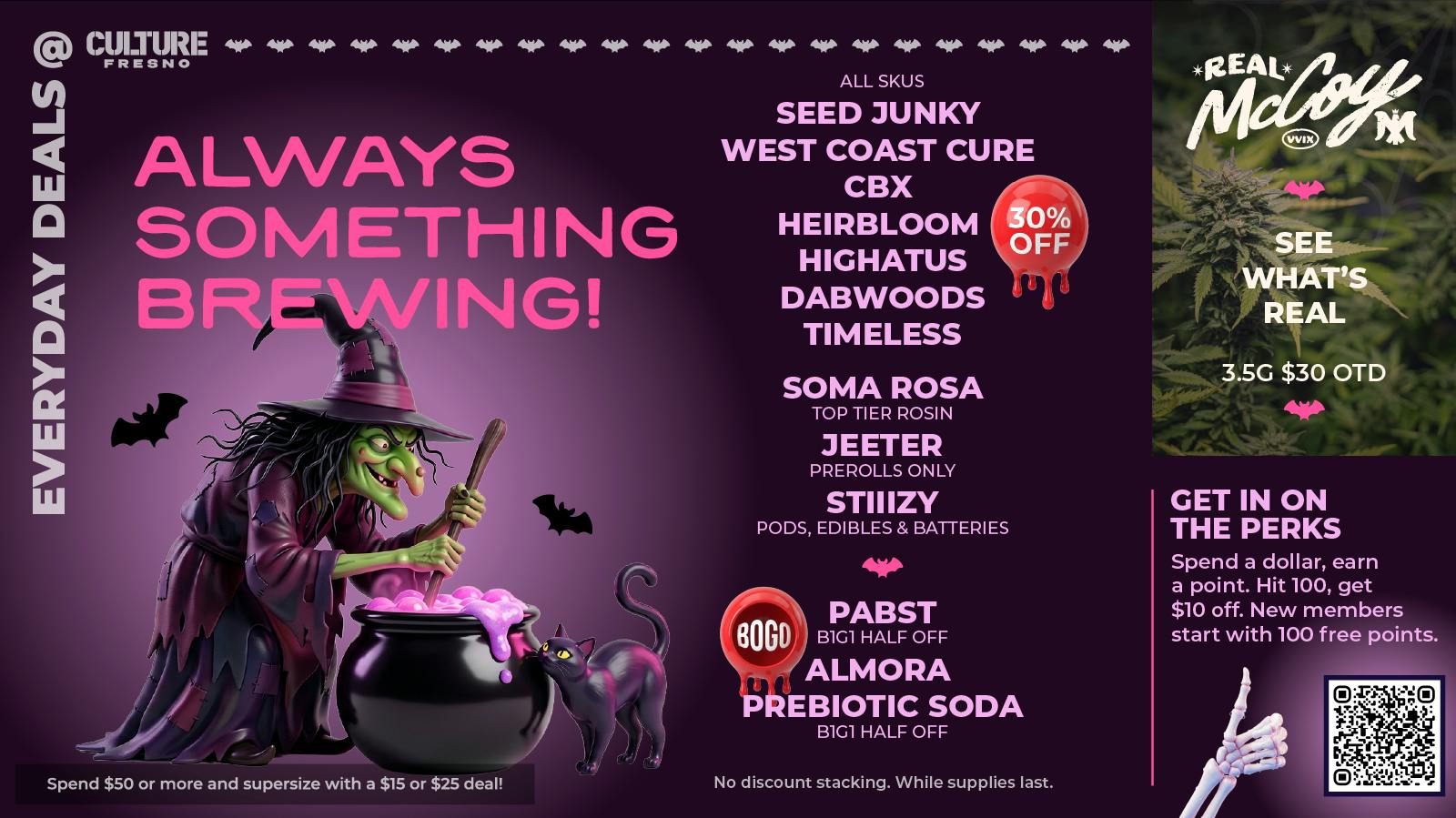 Culture Fresno - Bullard SPOOKY OCTOBER DEALS!!
