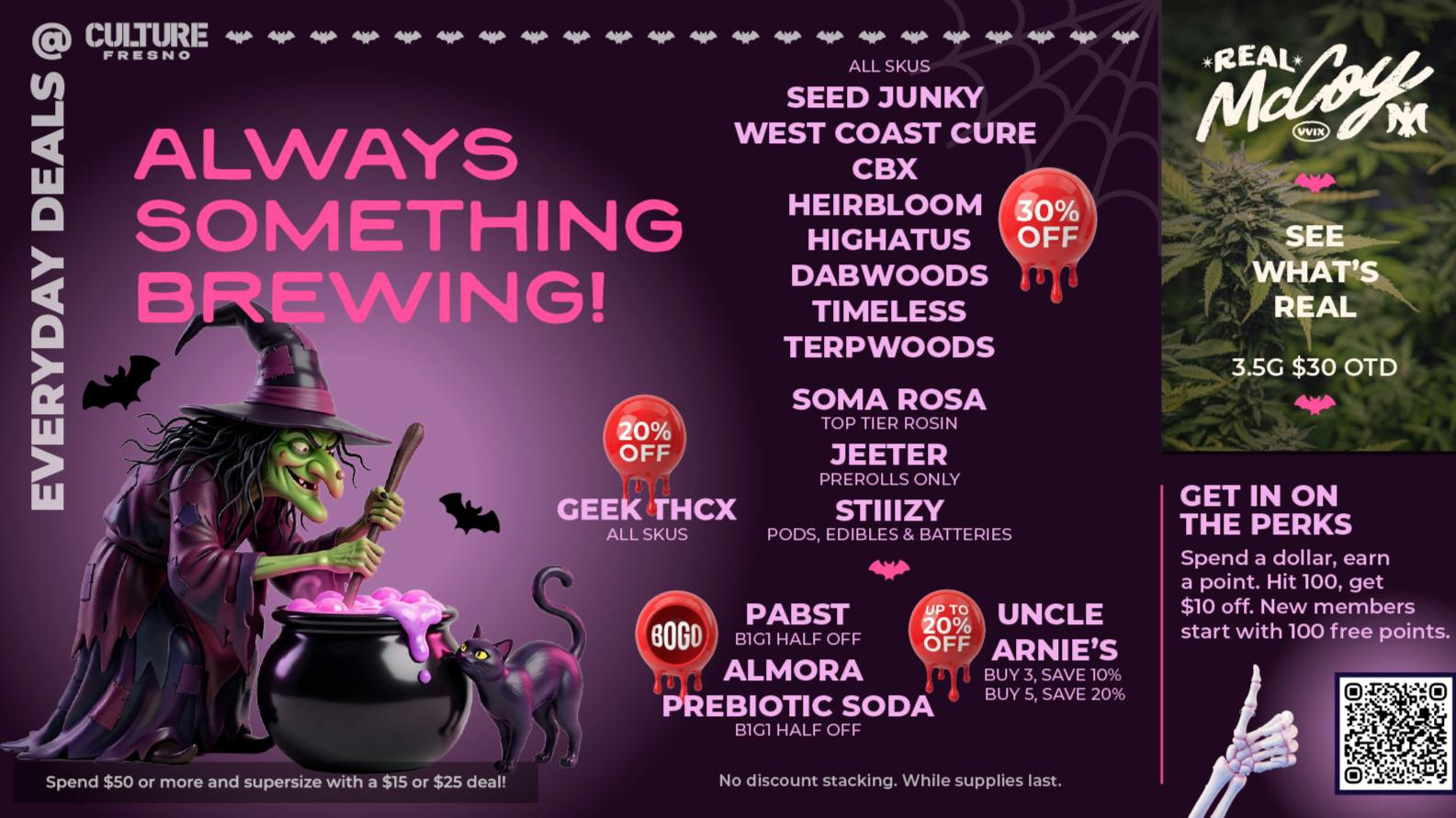 Culture Fresno - Bullard SPOOKY OCTOBER DEALS!!