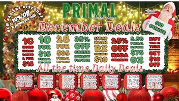 Primal Dispensary December Deals!