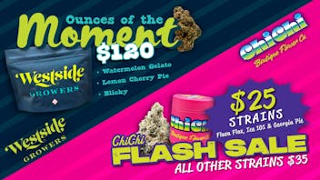 Riverside Wellness CHICHI Flash Sale & WSG Oz Special