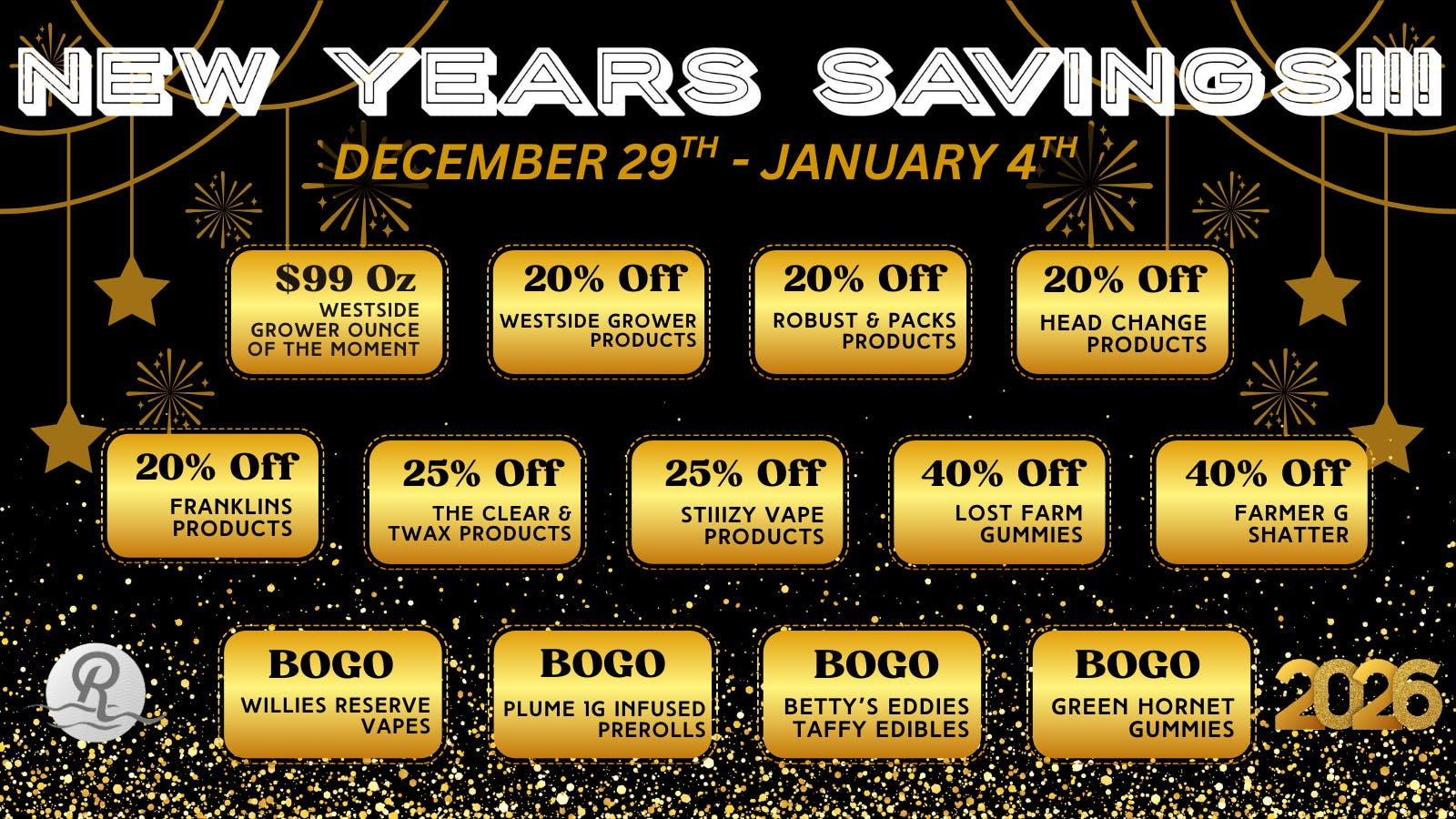 Riverside Wellness NEW YEARS SAVINGS 12/29-1/4