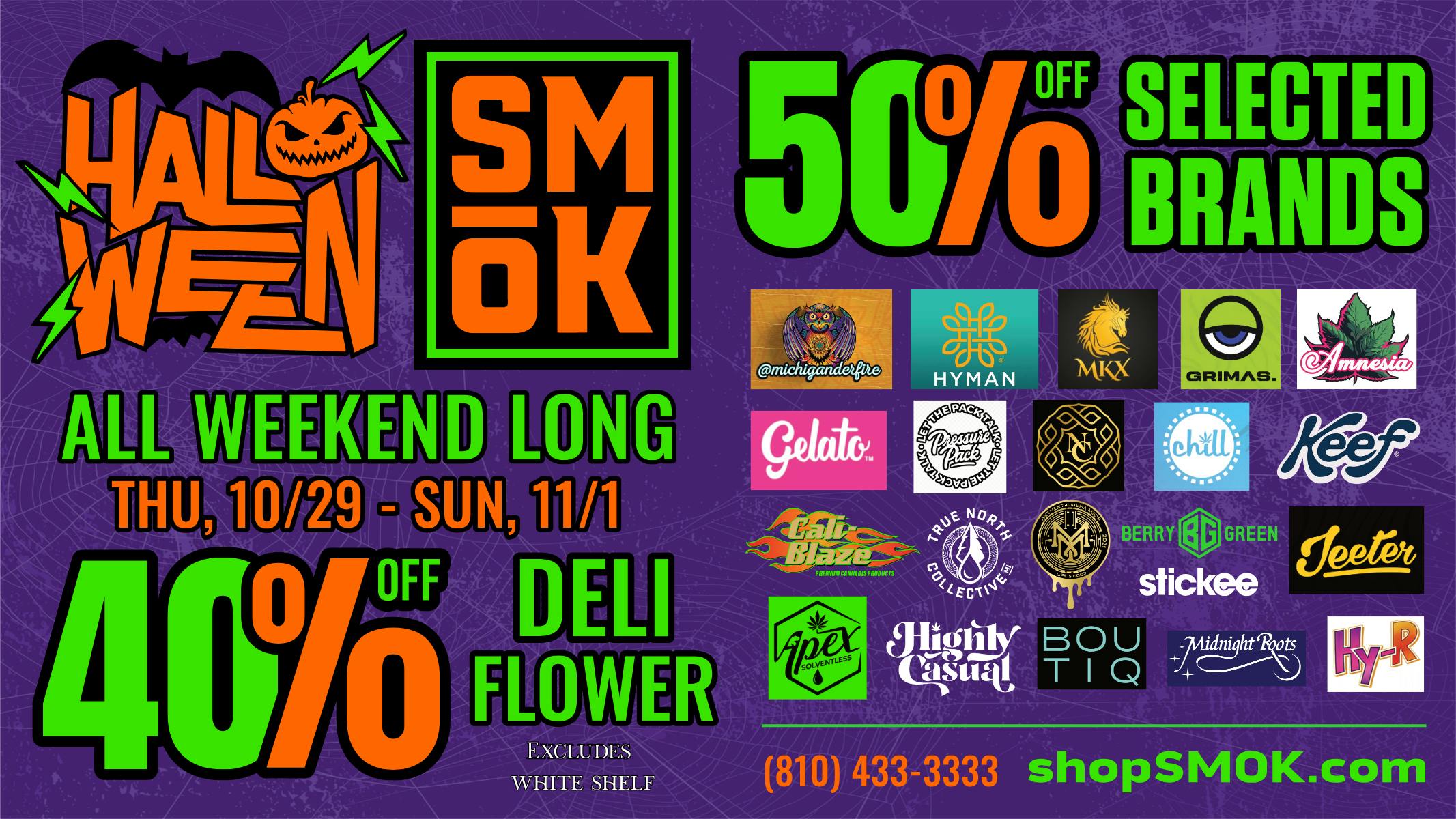 Smók Cannabis $2/$69 Prepacked Flower 14g ($49half)