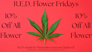 Black Powder Dispensary R.E.D. Flower Fridays