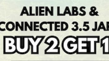Mammoth Roots Alien Labs and Connected 3.5 Jars B2G1