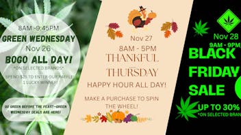 Club 78 Platinum Club Weed Dispensary GREEN WEDNESDAY!! THANKFUL THURSDAY!! BLACK FRIDAY