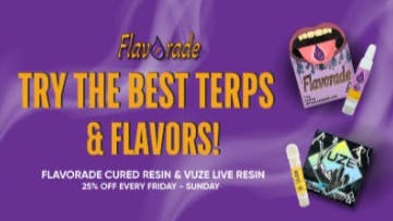 Off the Charts - Manteca Flavorade & Vuze 25% OFF