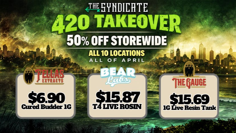 The Syndicate - Moreno Valley Bear Labs (T4 Live Rosin) - $15.87