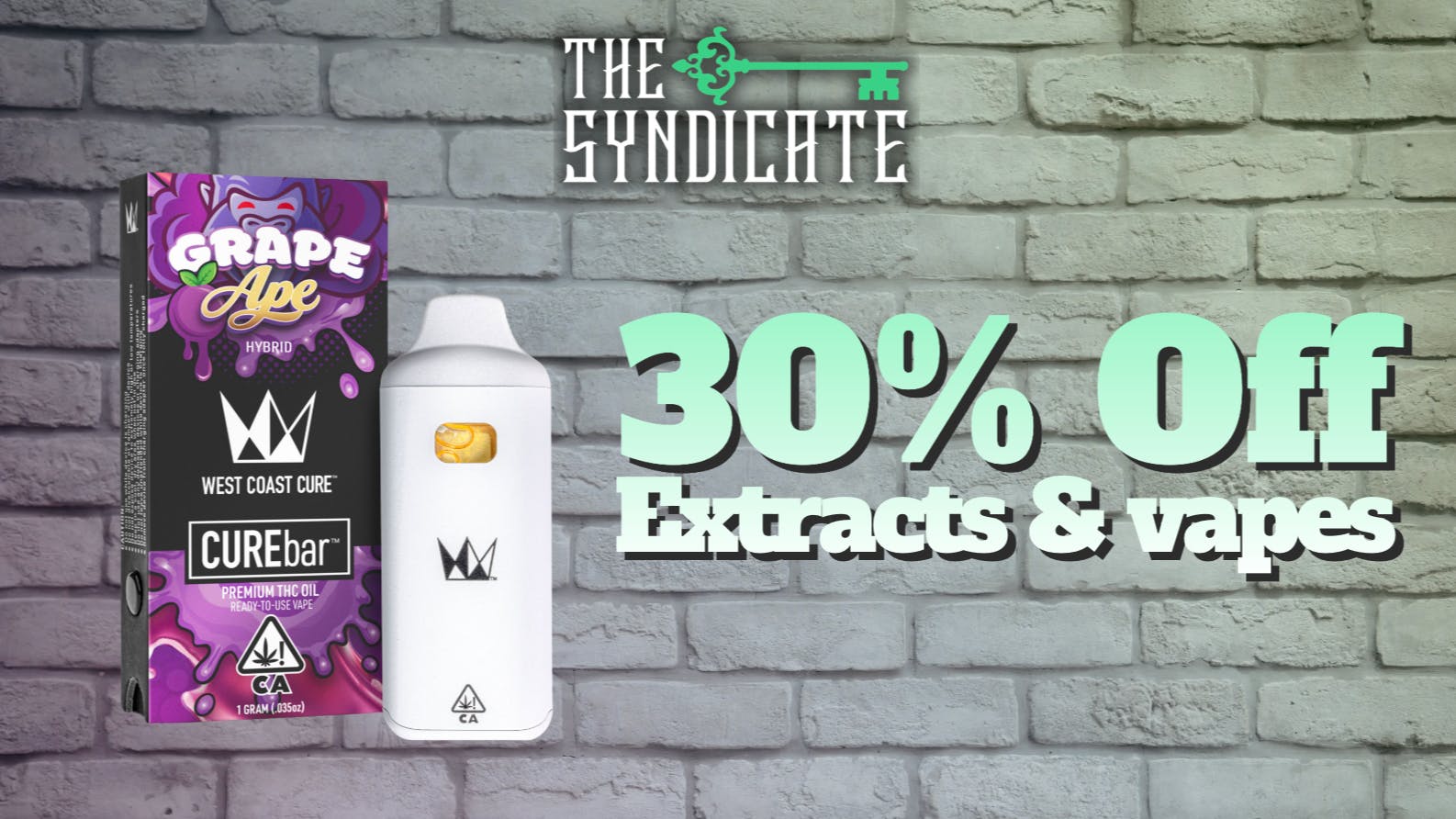 The Syndicate - Northridge 30% Off Extracts & vapes - WEST COAST CURE!!