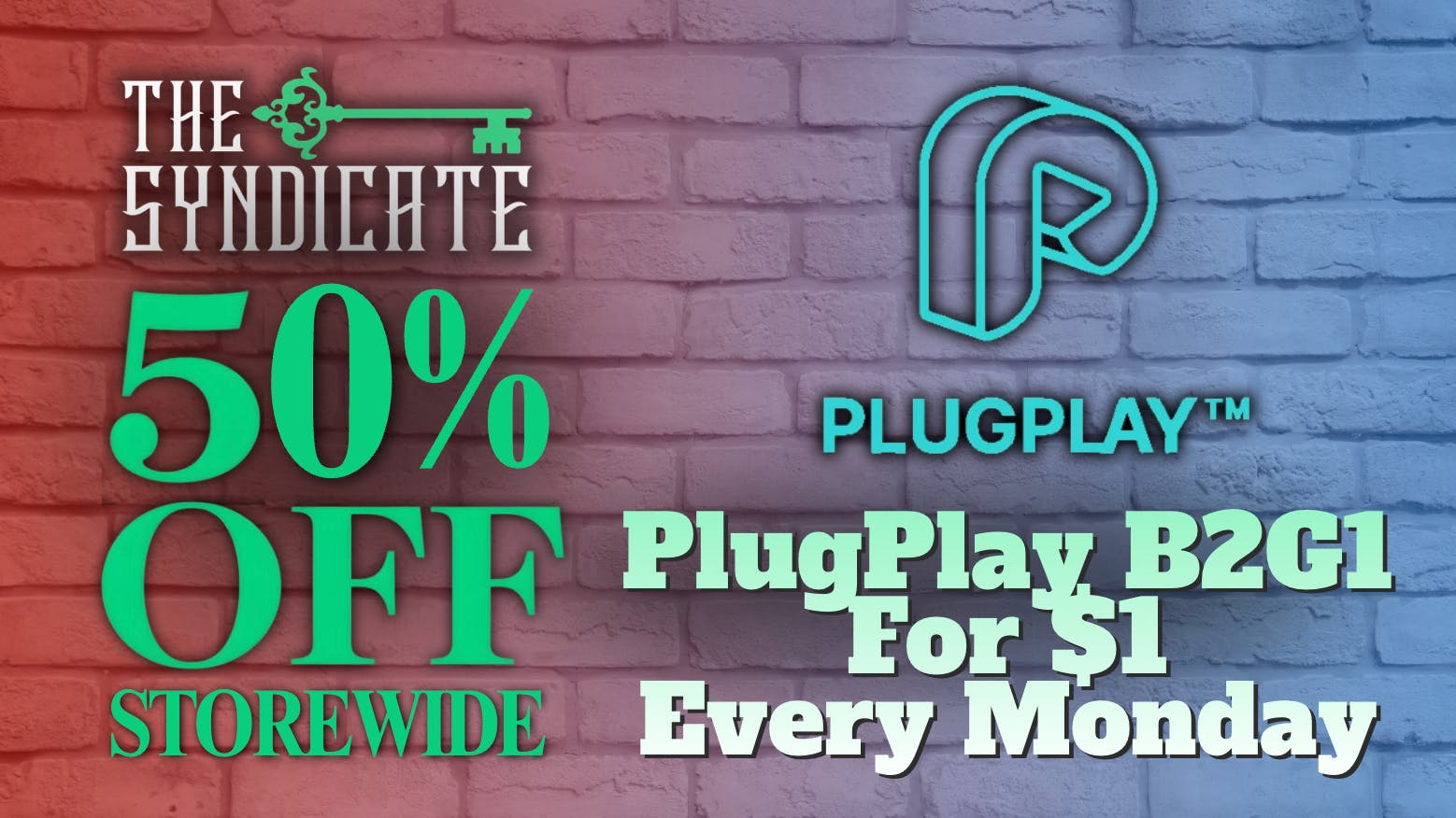The Syndicate - Lake Elsinore #2 B2G1 for $1 Every Monday - Plug Play Pods