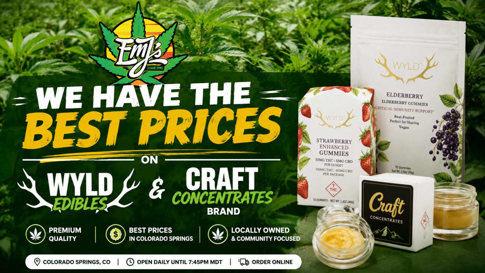 EmJ's Craft + WYLD lowest prices!!