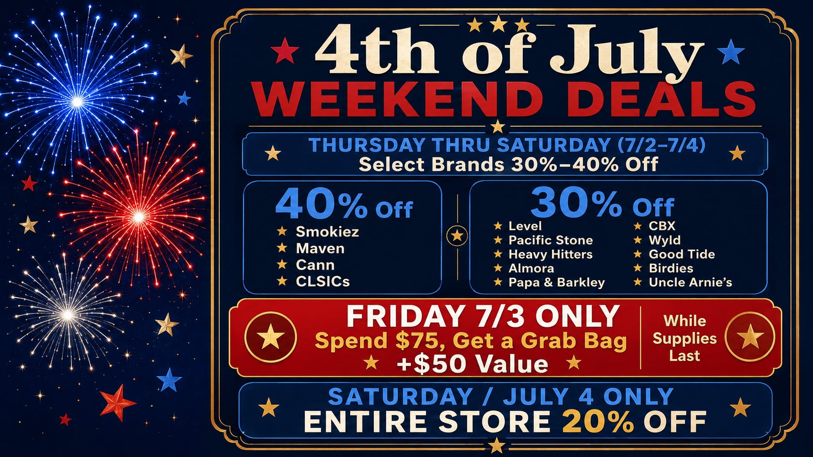 Sweet Flower - Arcadia 4th Of July - Up to 40% Off!