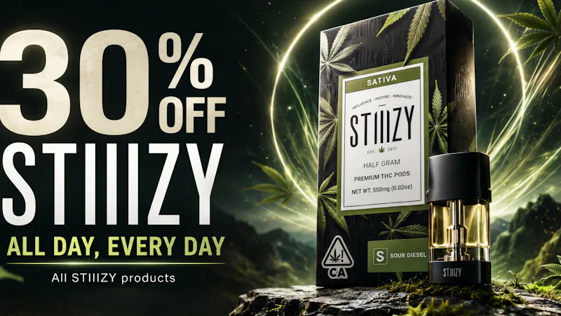 Sweet Flower - Westwood 30% Off All STIIIZY Products