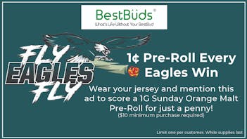 BestBuds Dispensary BestBuds Women Owned: Fly Eagles Fly Pre-Rolls