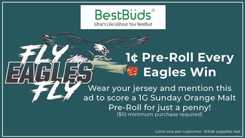 BestBuds Dispensary BestBuds Women Owned: Fly Eagles Fly Pre-Rolls