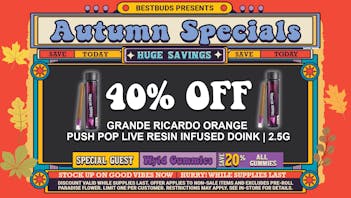 BestBuds Dispensary 40% Off Grande Ricardo Live Resin Infused Doink