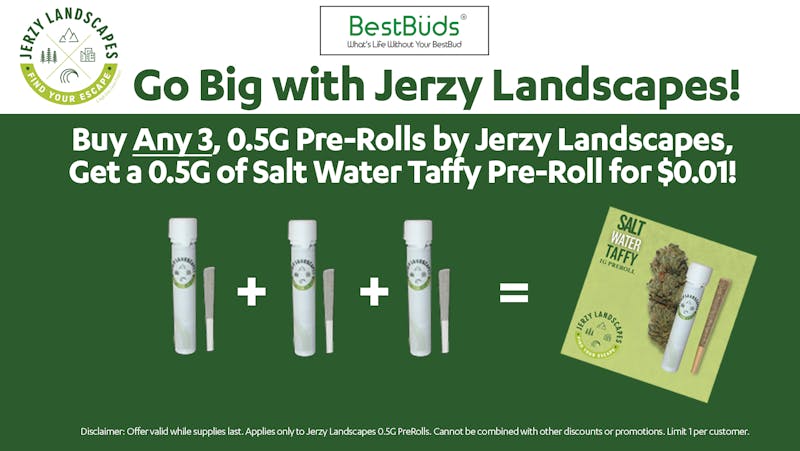 BestBuds Dispensary 🔥 Jerzy Landscapes Pre-Roll Deal! 🔥