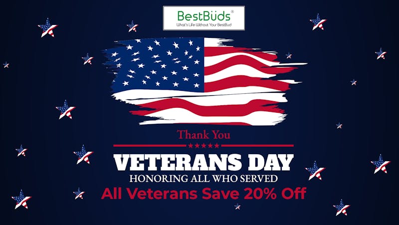 BestBuds Dispensary BestBuds Salutes Our Heroes — Veterans Get 20% Off