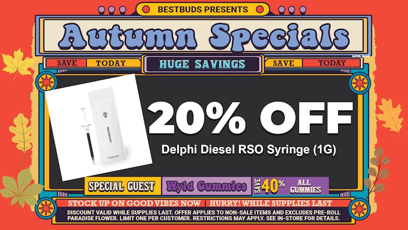 BestBuds Dispensary 🔥 BestBuds Women Owned: RSO Syringe Savings!🔥