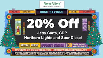 BestBuds Dispensary 🔥 20% Off All Jetty Carts! 🔥