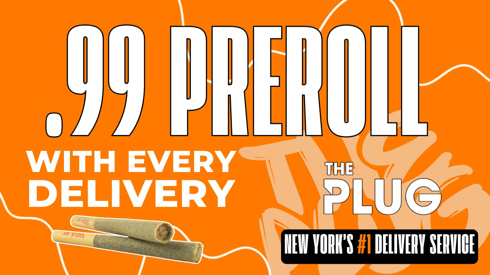 The Plug .99 PreRoll with Your Delivery!