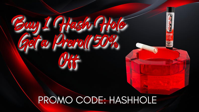 Off The Path Cannabis Dispensary Buy Hash Hole get a Pre-roll 50% off