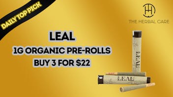 The Herbal Care Buy 3 Leal Pre-Rolls For $22