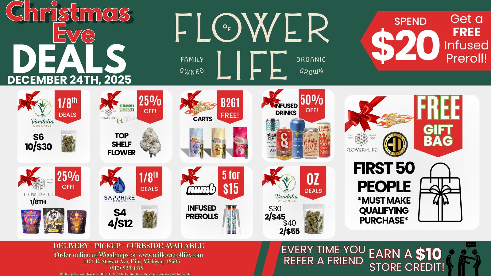 Flower of Life Christmas Eve SALE!!!
