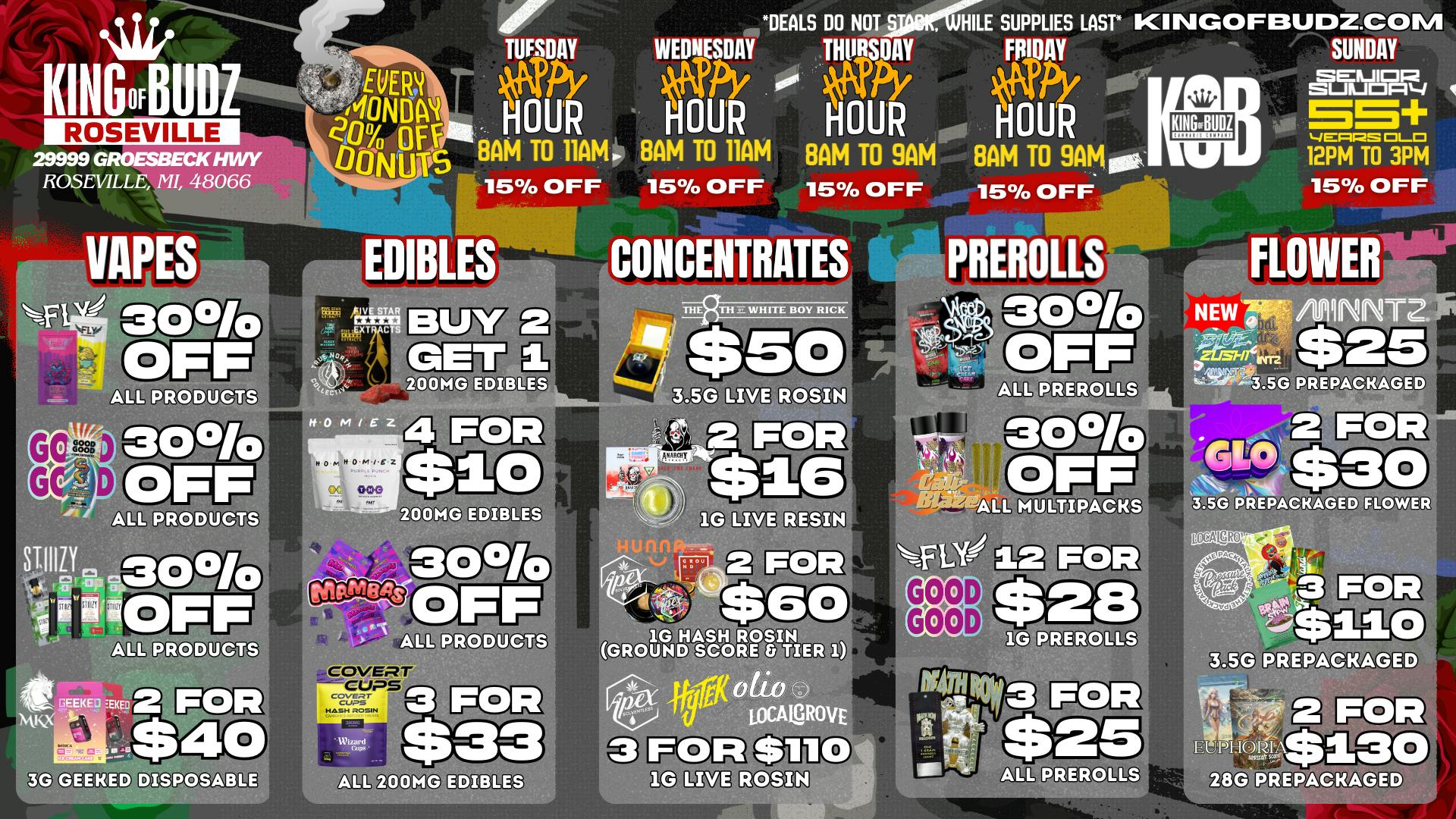 King of Budz Roseville ROSEVILLE DEALS