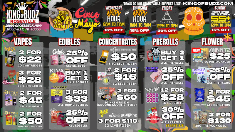 King of Budz Roseville ROSEVILLE DEALS