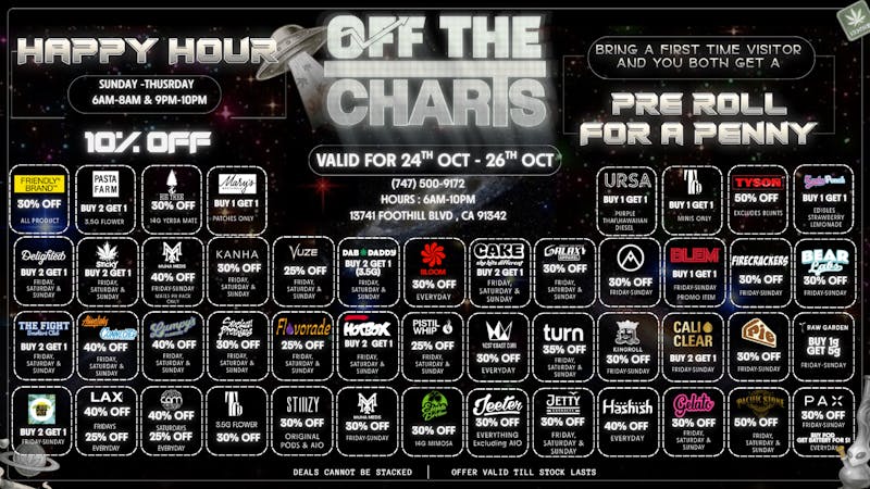 Off the Charts - Sylmar Boo-gie Down Bargains
