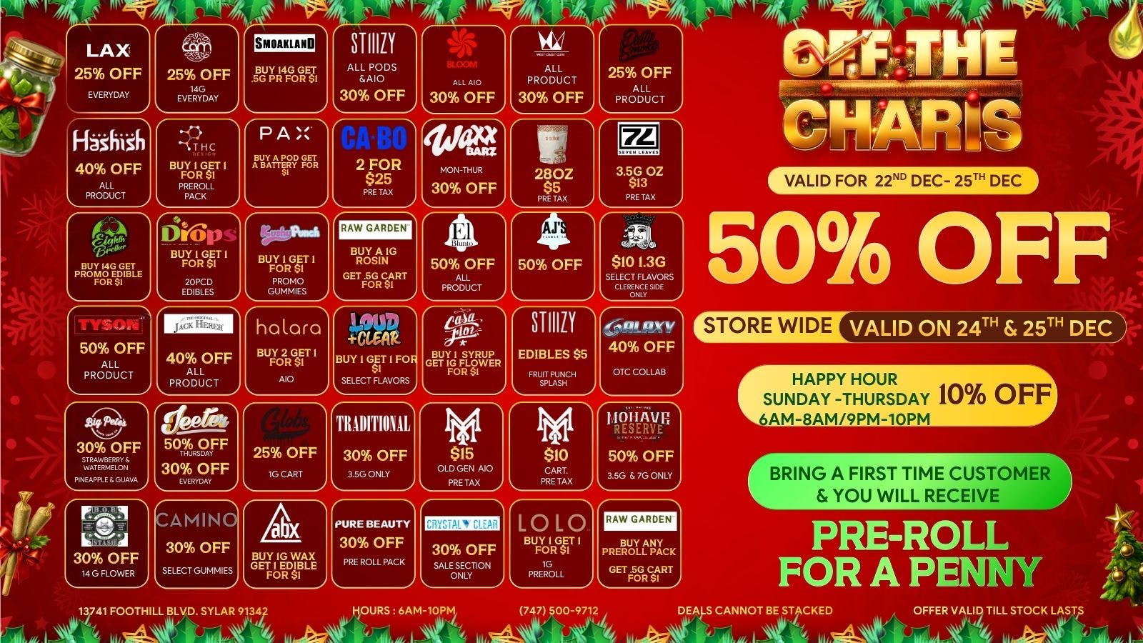 Off the Charts - Sylmar Naughty or Nice, Still Nice Prices