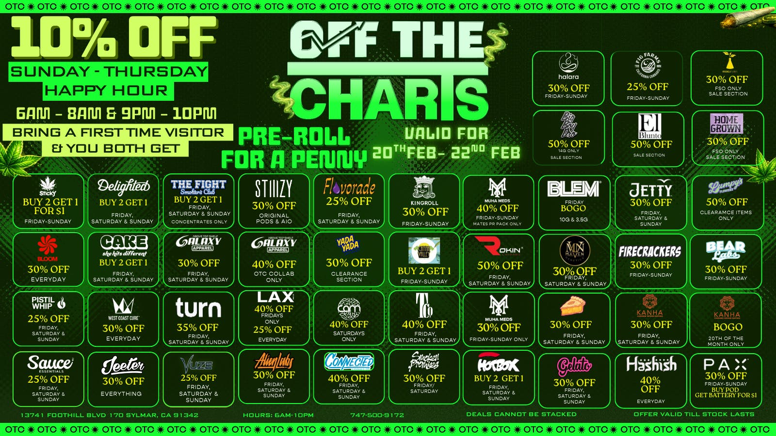 Off the Charts - Sylmar High Times, Low Prices