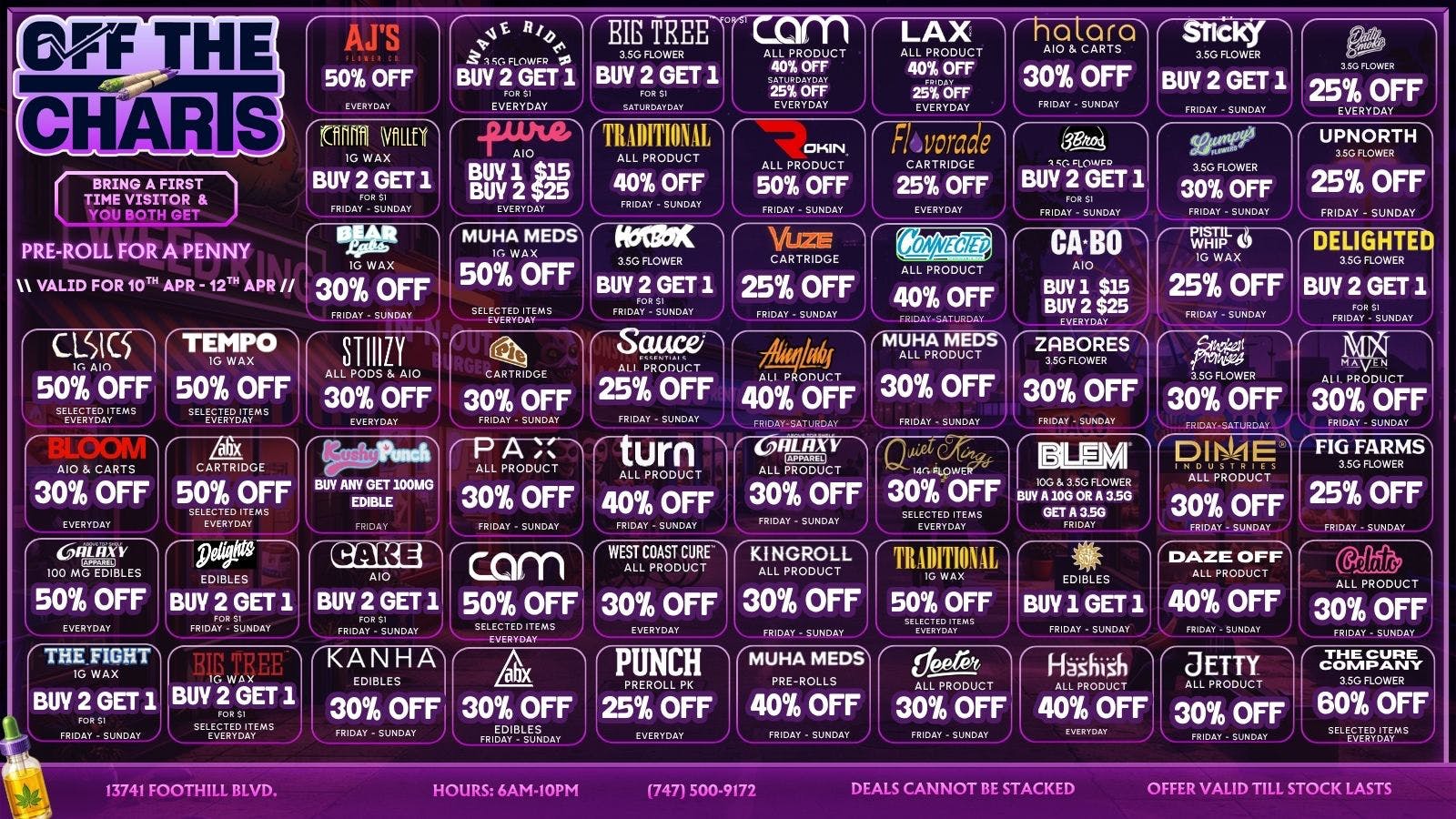 Off the Charts - Sylmar Blazin’ Bargains