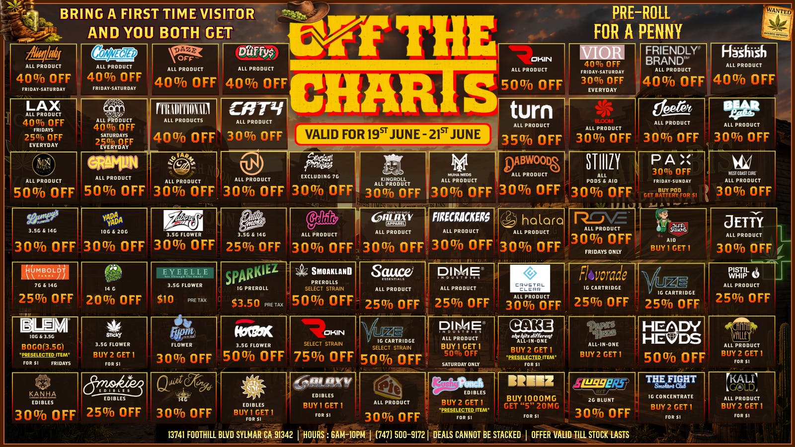 Off the Charts - Sylmar June Bug Bargains