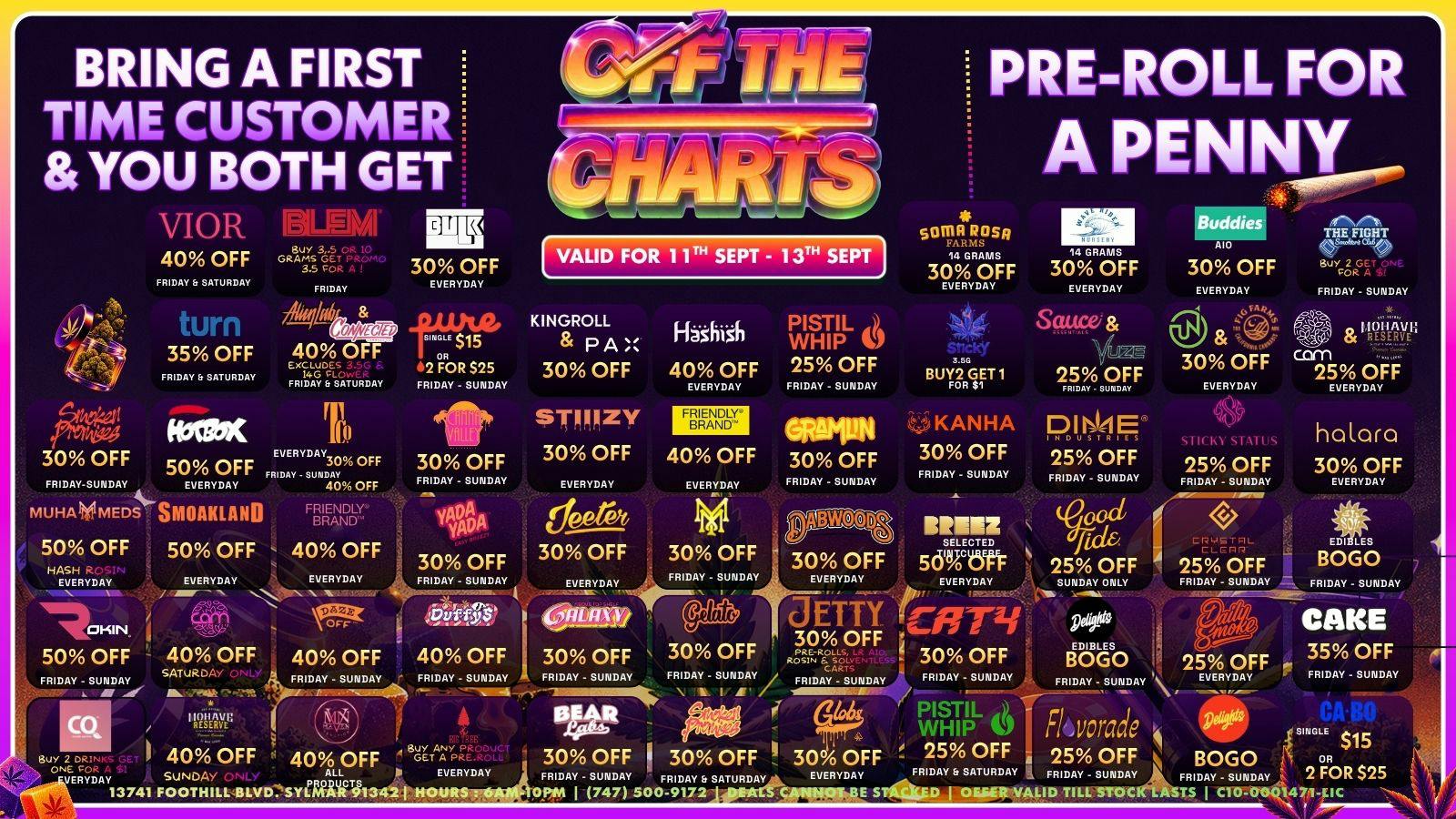 Off the Charts - Sylmar ☀️ End of Summer Blowout