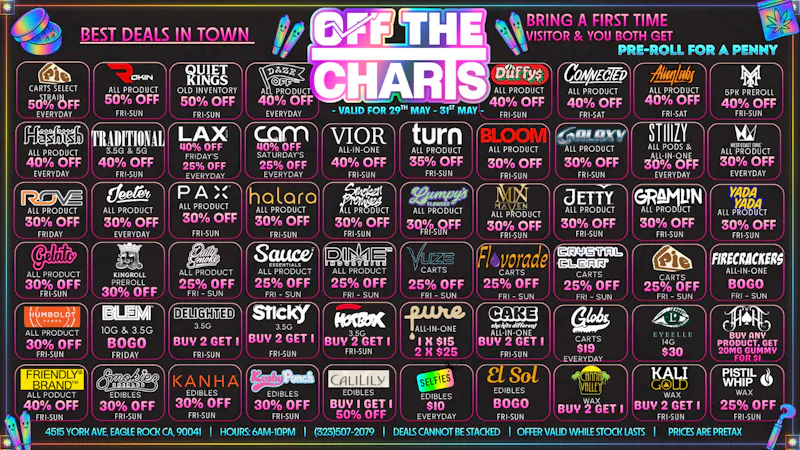 Off The Charts - Eagle Rock CANT STOP THE HEAT 🔥SHOP W OTC EAGLE ROCK