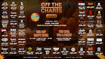 Off the Charts - Indio OTC INDIO - 25% OFF FIRST TIME PATIENTS