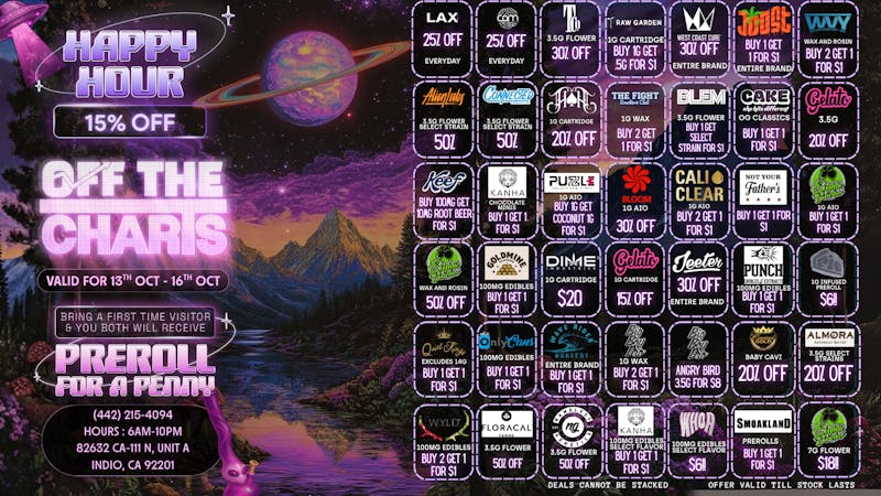 Off the Charts - Indio COME SEE WHY WE'RE THE BEST!!!