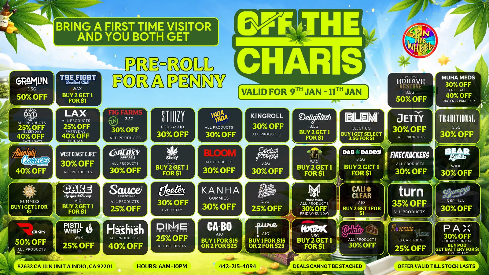 Off the Charts - Indio HAPPY NEW YEAR FROM OTC