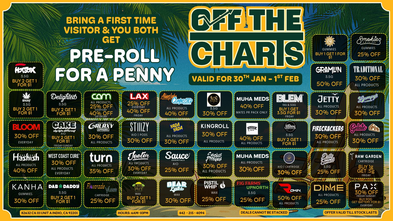 Off the Charts - Indio OTC INDIO BRINGS THE HEAT!
