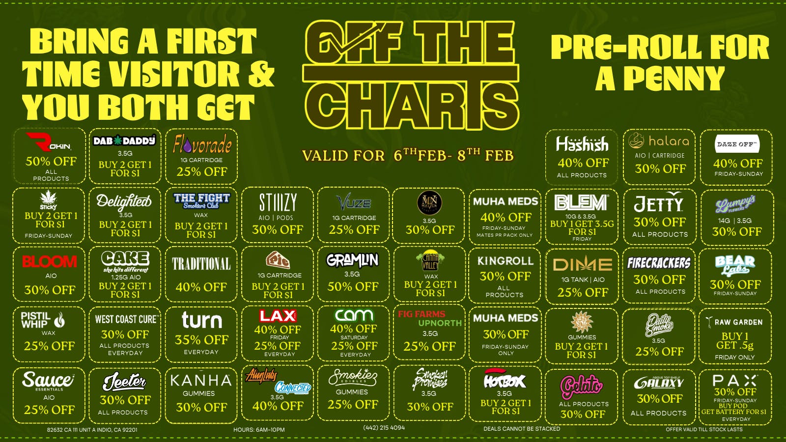 Off the Charts - Indio OTC INDIO BRINGS THE HEAT