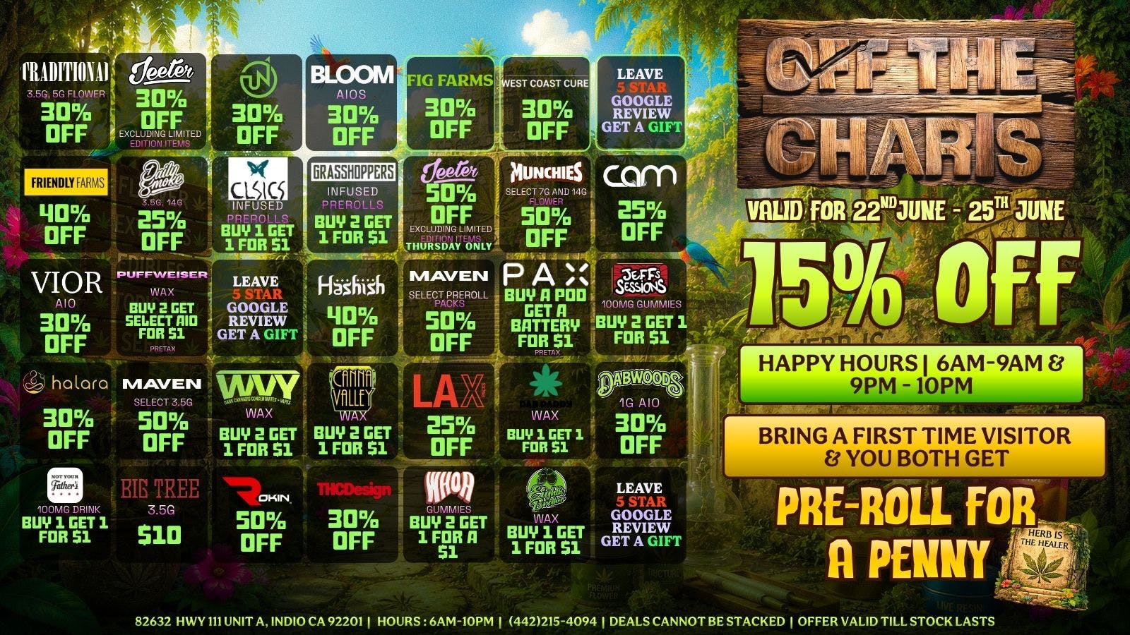 Off the Charts - Indio OTC INDIO BRINGS THE HEAT!