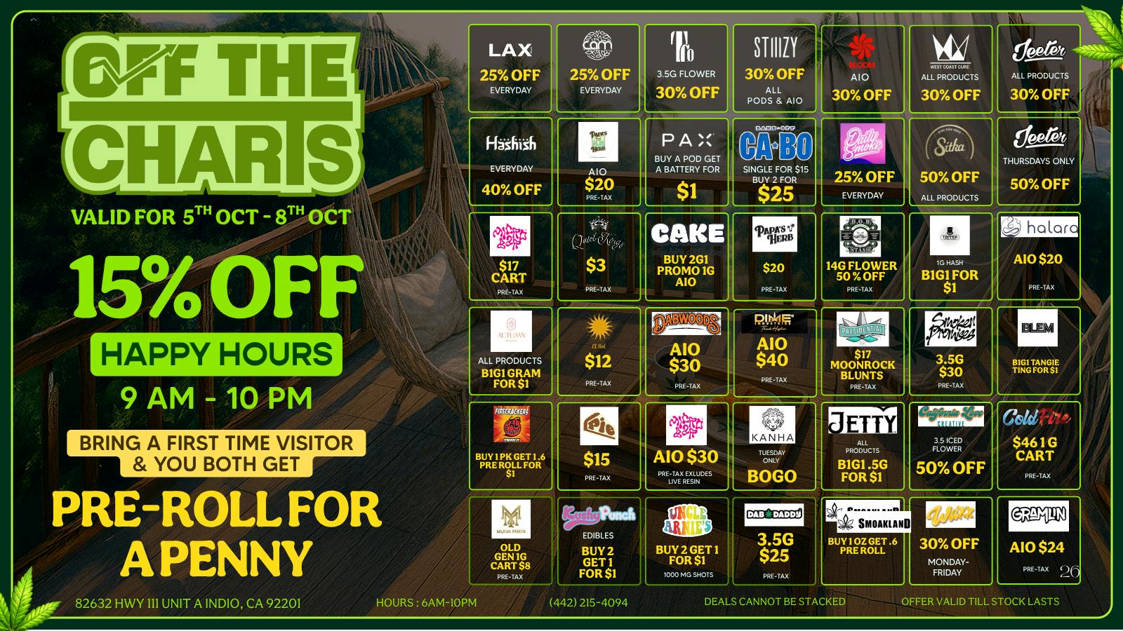 Off the Charts - Indio GEAR UP FOR HEAD TRIP!