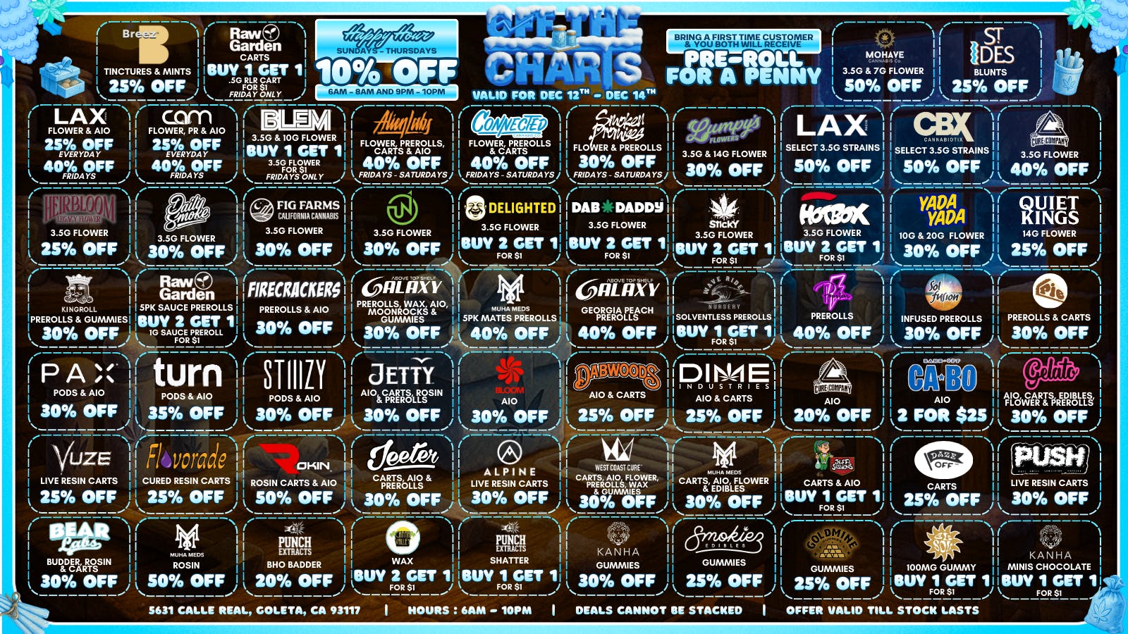 Off the Charts - Goleta 'Tis the Season to Treat Yourself!