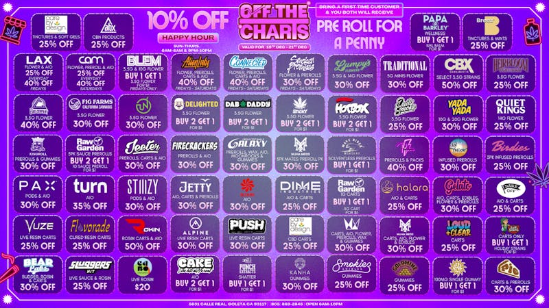 Off the Charts - Goleta LET IT GROW! HAPPY HOLIDAYS FROM OTC