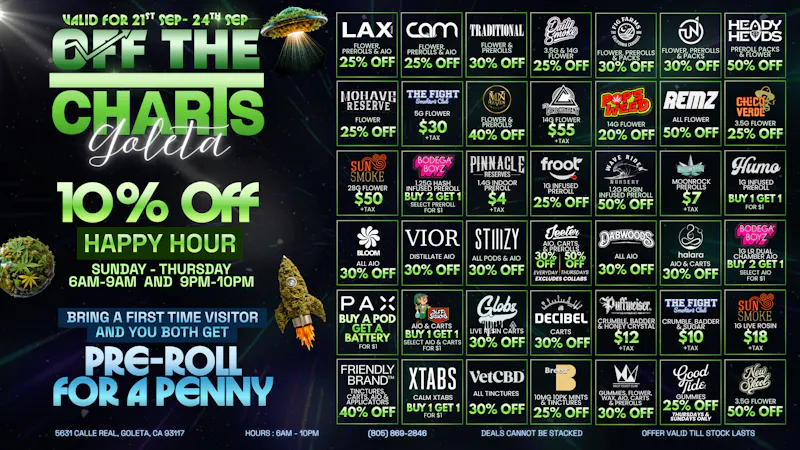 Off the Charts - Goleta 🚀Astronomical Deals, Down-to-Earth Prices! 🌍