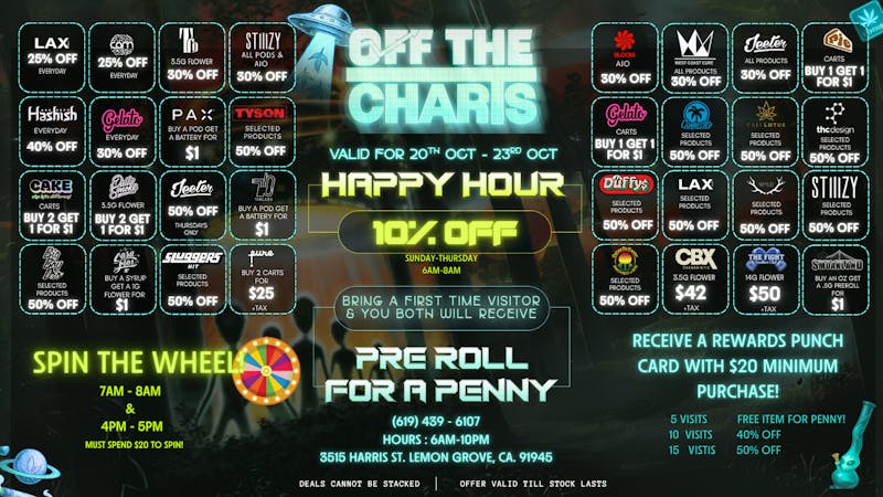 Off the Charts - Lemon Grove OFF THE CHARTS LEMON GROVE
